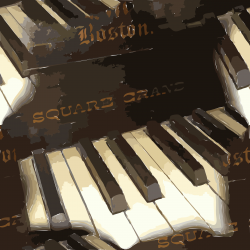 Clipart - Piano Tile