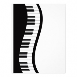 Wavy Piano Keyboard Clipart | Let's Play Music | Music clips ...