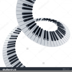 Wavy Piano Keyboard Clipart | Free Images at Clker.com ...