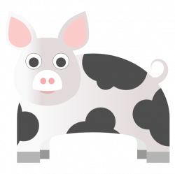 clipartist.net » Clip Art » Abstract Pig Scalable Vector Graphics SVG