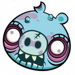 Image - ZOMBIE LARGE PIGGY.png | Angry Birds Wiki | FANDOM powered ...