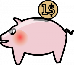 Piggy Bank Derivative 4 Clip Art at Clker.com - vector clip art ...