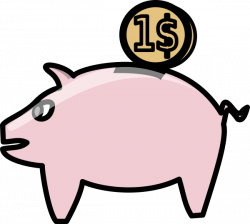 Piggy Bank Derivative 1 Clip Art at Clker.com - vector clip art ...