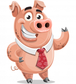 Pig Cartoon Characters Group (68+)