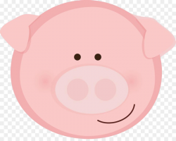 Pig Cartoon clipart - Pig, Nose, Circle, transparent clip art