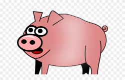 Pork Clipart Farm Pig - Pig With No Background - Png ...