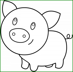 Fascinating Amd Clipart Pig Pencil And In Color Of The Mud Coloring ...