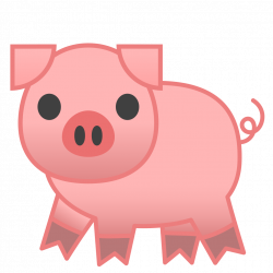 Pig Icon | Noto Emoji Animals Nature Iconset | Google