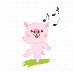 Free Pig Clipart dance, Download Free Clip Art on Owips.com