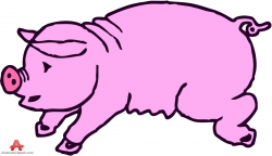Doodle drawing of pink pig clipart free design download ...