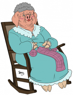Sketch Society: Grandma Pig by Immobliss on DeviantArt