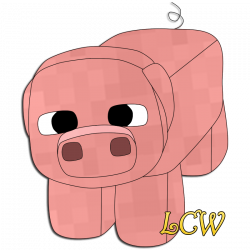 Minecraft Pig by TheLadyClockWork on DeviantArt
