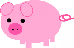 Pink Pig Vector Clipart - Free Clip Art Images | Pigs | Pig ...