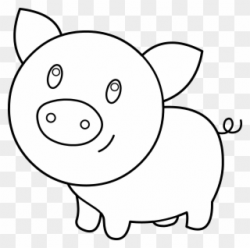 Free PNG Pig Clipart Black And White Clip Art Download ...