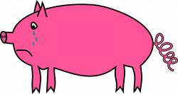 Sad Pig Clipart (26+)