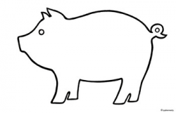 Pig Clipart Black And White | Free download best Pig Clipart ...