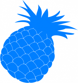 Blue Pineapple Clip Art at Clker.com - vector clip art online ...