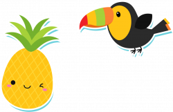 Cute Pineapple Clipart | Letters Format