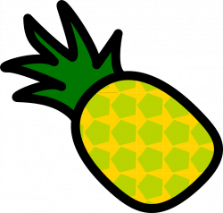 clipartist.net » Clip Art » pineapple icon super duper SVG