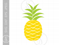 Pineapple SVG | Pineapple Clipart | Pineapple Cut File for Cricut |  Pineapple File Svg Jpg Eps Pdf Png SC637