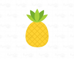 Pineapple Clipart, Pineapples Clip Art, Fruit Cartoon Food Tropical Summer  Icon Rainbow Cute Digital Graphic PNG Download, Commercial Use