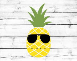Pineapple with Sunglasses Svg Pineapple Svg for Cricut ...