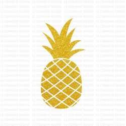 Pineapple SVG, Glitter Pineapple Clipart, SVG Files, Cricut ...