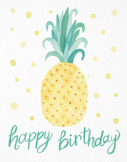 Pineapple | Happy Birthday! | Free happy birthday cards ...