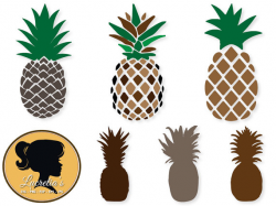 pineapples, dxf, pineapples clipart, SVG files for ...