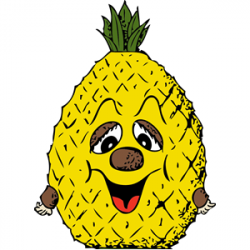 pineapple head clipart, cliparts of pineapple head free ...