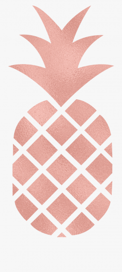Cartoon Simple Pineapple , Png Download - Rose Gold Images ...