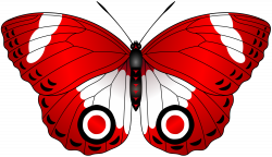 Butterfly Red Clip art - Red Butterfly Transparent Clip Art Image ...