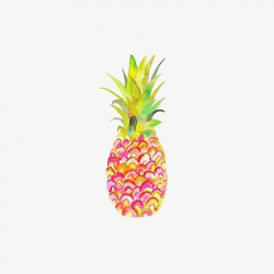 Watercolor Pineapple | ~a r t~ in 2019 | Pineapple vector ...