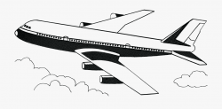 Free Clipart Of A Plane - Airplane Clip Art Black And White ...
