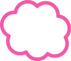 Pink Cloud Clip Art at Clker.com - vector clip art online, royalty ...
