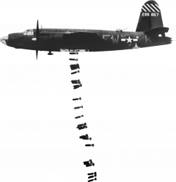 Us Plane Dropping Bombs transparent PNG - StickPNG