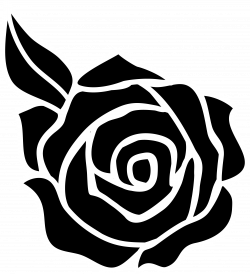 Rose Silhouette at GetDrawings.com | Free for personal use Rose ...