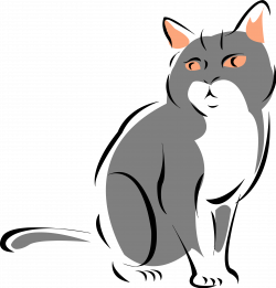 Wild Cat Gray Clipart Png - Clipartly.comClipartly.com