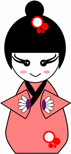 Clipart - Geisha Doll