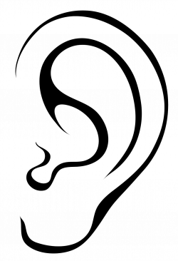 Ear Black Clipart Transparent Png - AZPng