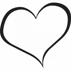 Black Outline Heart | Free download best Black Outline Heart on ...