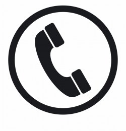 Telephone Png White - Black And White Phone Icon Free PNG ...