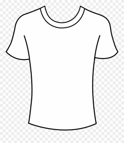 T Shirt Shirt Outline Clip Art Clipart Clipart - Png ...