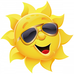 Sun with Sunglasses PNG Clipart Image | Gallery Yopriceville - High ...