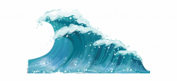 Wave Clipart Wind Wave - Sea Waves Clip Art, Transparent Png ...