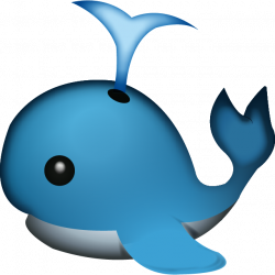 Download Spouting Whale Emoji | Emoji Island