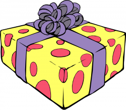 Happy birthday present clipart free images - Clipartix