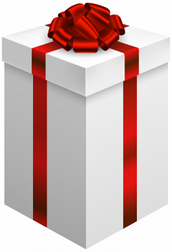 Gift Box with Red Bow PNG Clipart - Best WEB Clipart