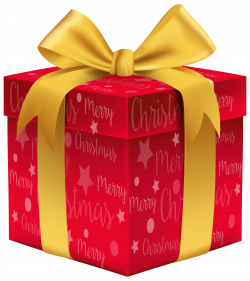 Merry Christmas Red Gift PNG Clip Art Image | Gallery Yopriceville ...