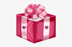 Pink Present - Pink Gift Box Clip Art PNG Image ...